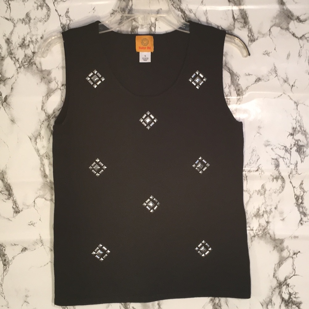 Ruby Rd. Women knit top,size S